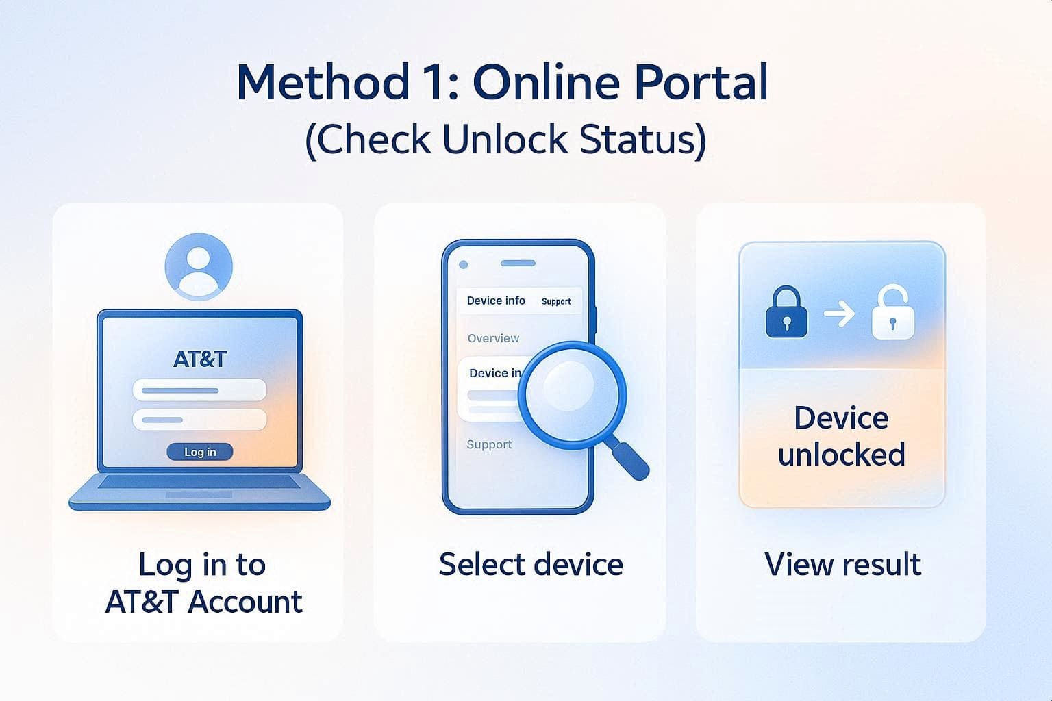 check online lock status