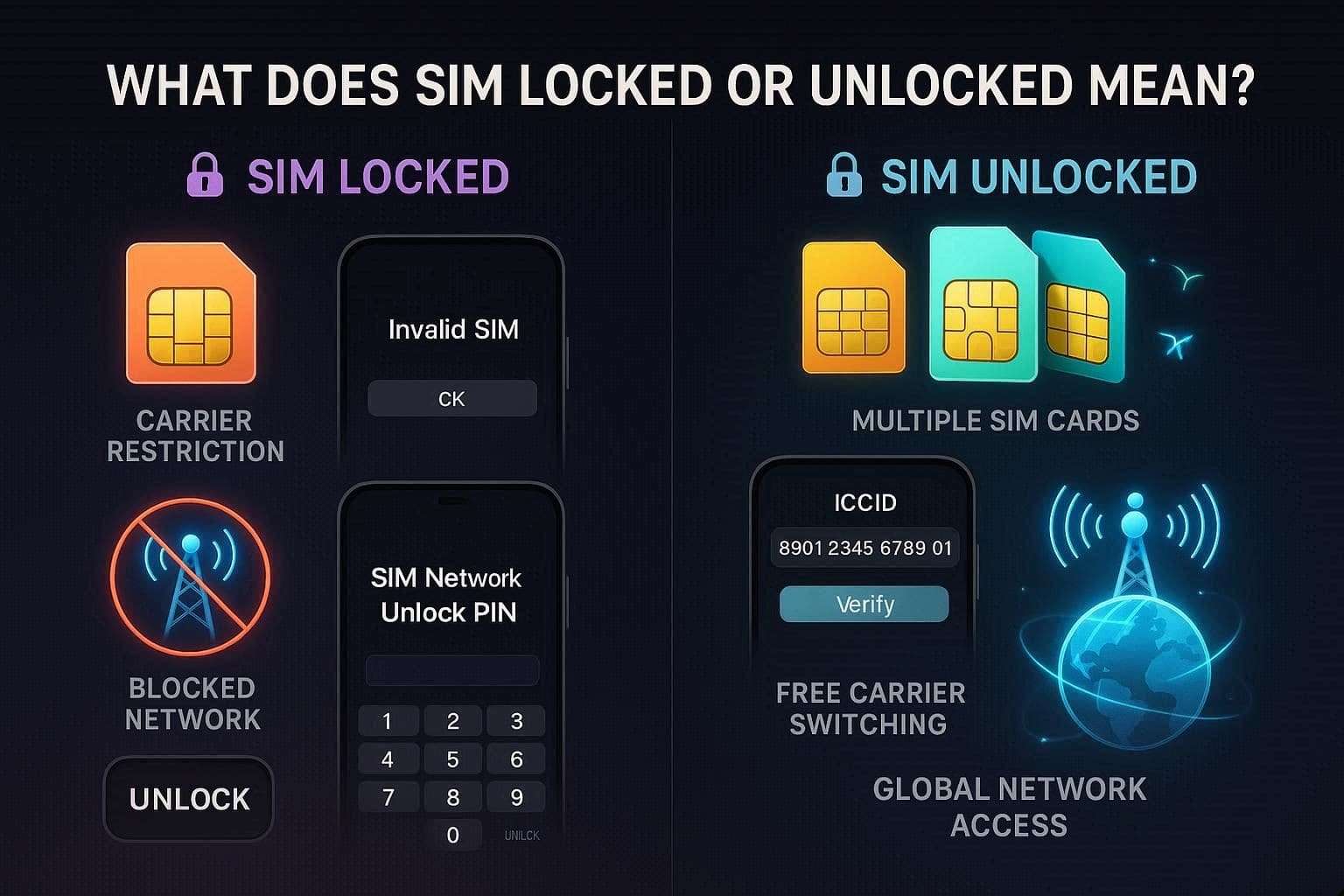 what is locked or unlocked sim