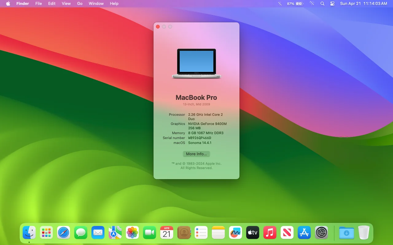 about this mac