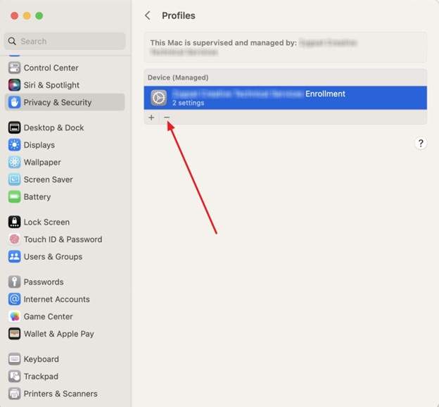 mdm locked macbook