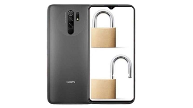 illustration of locked xiaomi phone