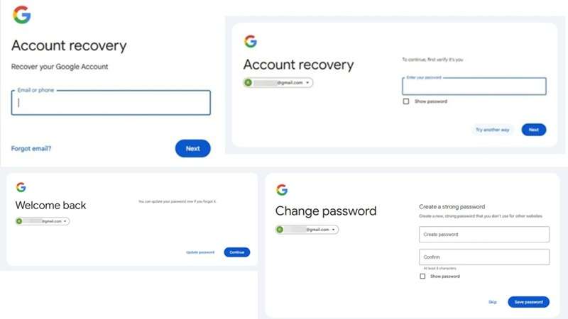 change password