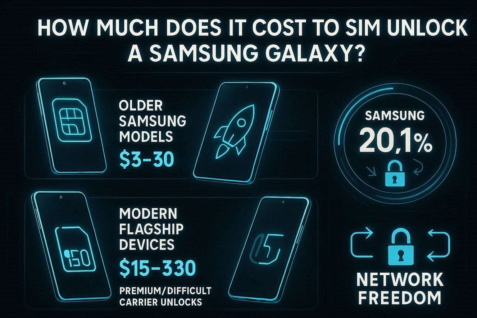 cost to unlock samsung