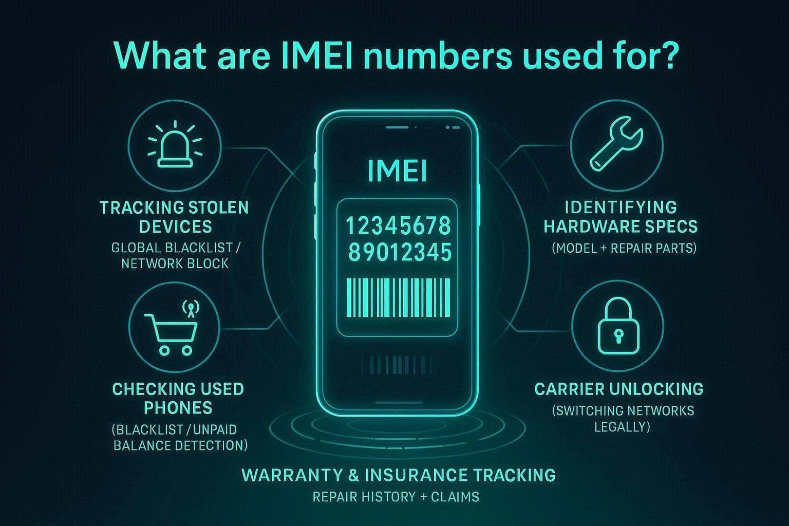 what are imei numbers used for
