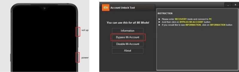 bypass mi account in xiaomi unlock tool