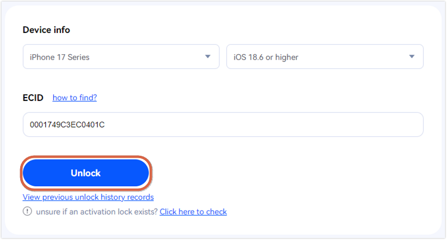 fill device info