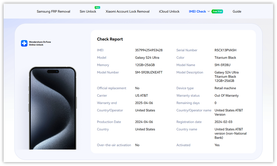 Get Your Report and Save It